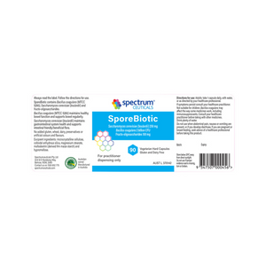 Spectrumceuticals SporeBiotic 10% off RRP at HealthMasters Spectrumceuticals Label