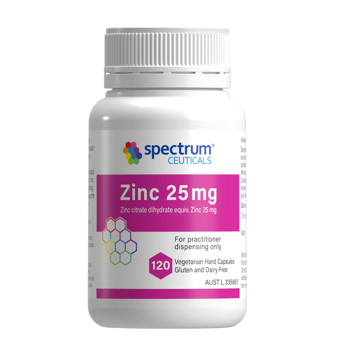 Spectrumceuticals Zinc 25mg