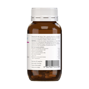 Spectrumceuticals Zinc Citrate P5P 90Caps 10% off RRP at HealthMasters Spectrumceuticals Ingredients