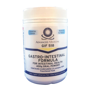 Advanced Medicine GIF 518 Gastro-Intestinal Formula 400g 15% off RRP at HealthMasters Advanced Medicine