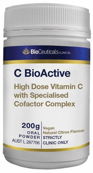 BioCeuticals Clinical C BioActive 200g 10% off RRP at HealthMasters BioCeuticals Clinical