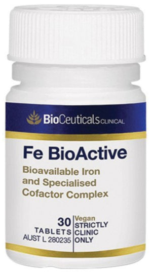 BioCeuticals Clinical Fe BioActive 30tabs 10% off RRP at HealthMasters BioCeuticals Clinical