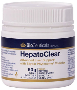 BioCeuticals Clinical HepatoClear 60g 10% off RRP at HealthMasters BioCeuticals Clinical