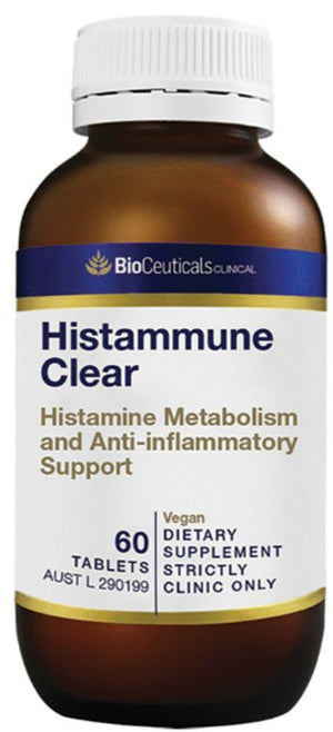 BioCeuticals Clinical Histammune Clear 60tabs 10% off RRP at HealthMasters BioCeuticals Clinical