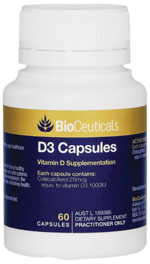 BioCeuticals D3 Capsules 60 caps 10% off RRP | HealthMasters BioCeuticals