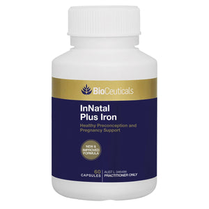 BioCeuticals InNatal Plus Iron 60caps 10% off RRP at HealthMasters BioCeuticals MediaRRP at HealthMasters BioCeuticals Media