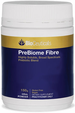 BioCeuticals PreBiome Fibre 150g 10% off RRP at HealthMasters BioCeuticals