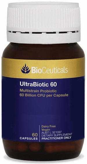 BioCeuticals UltraBiotic 60 60 caps 10% off RRP at HealthMasters BioCeuticals