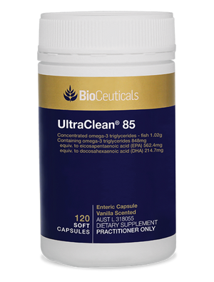 BioCeuticals UltraClean 85 120 soft caps 10% off RRP at HealthMasters BioCeuticals