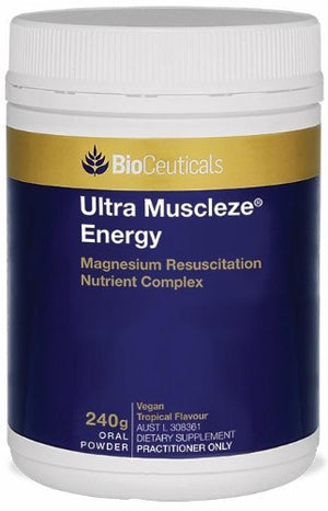 BioCeuticals Ultra Muscleze Energy 240g 10% off RRP at HealthMasters
