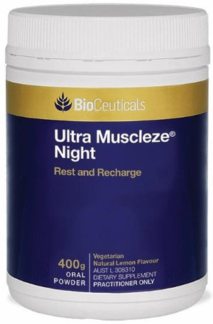 BioCeuticals Ultra Muscleze Night 400g 10% off RRP at HealthMasters