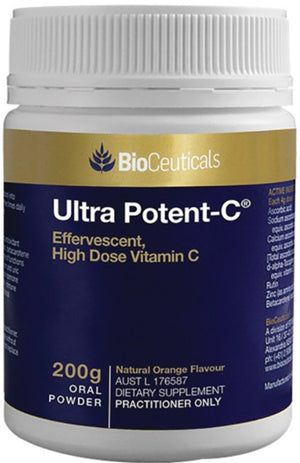BioCeuticals Ultra Potent-C 200g 10% off RRP at  HealthMasters BioCeuticals