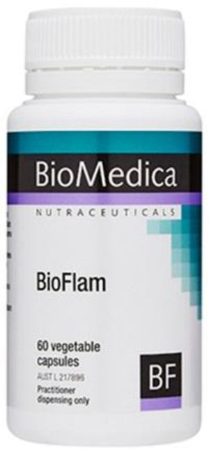 BioMedica BioFlam 60 Capsules  10% off RRP at HealthMasters BioMedica