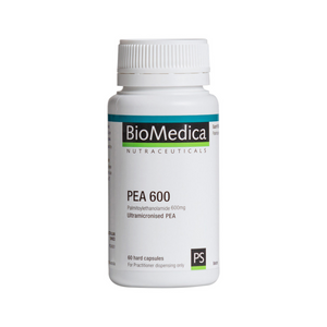 BioMedica PEA 600 60 Caps 10% off RRP at HealthMasters BioMedica