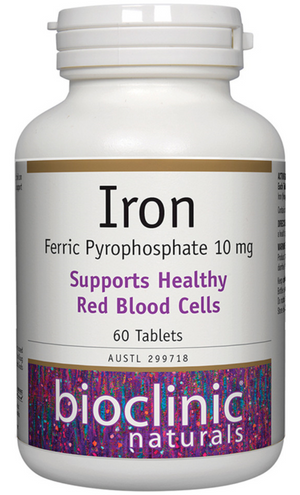 Bioclinic Naturals Iron 10mg 10% off RRP at HealthMasters Bioclinic Naturals