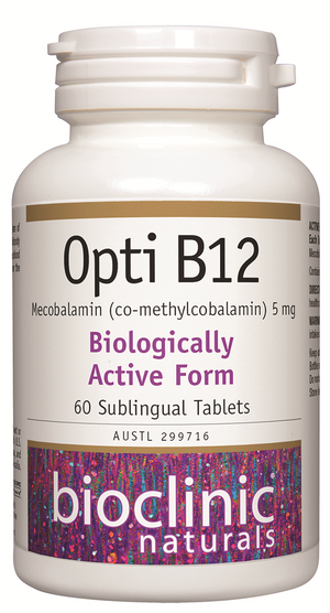 Bioclinic Naturals Opti B12 60caps 10% off RRP at HealthMasters Bioclinic Naturals