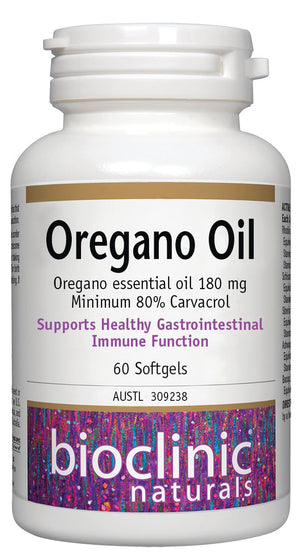 Bioclinic Naturals Oregano Oil 60 Softgels 10% off RRP at HealthMasters Bioclinic Naturals