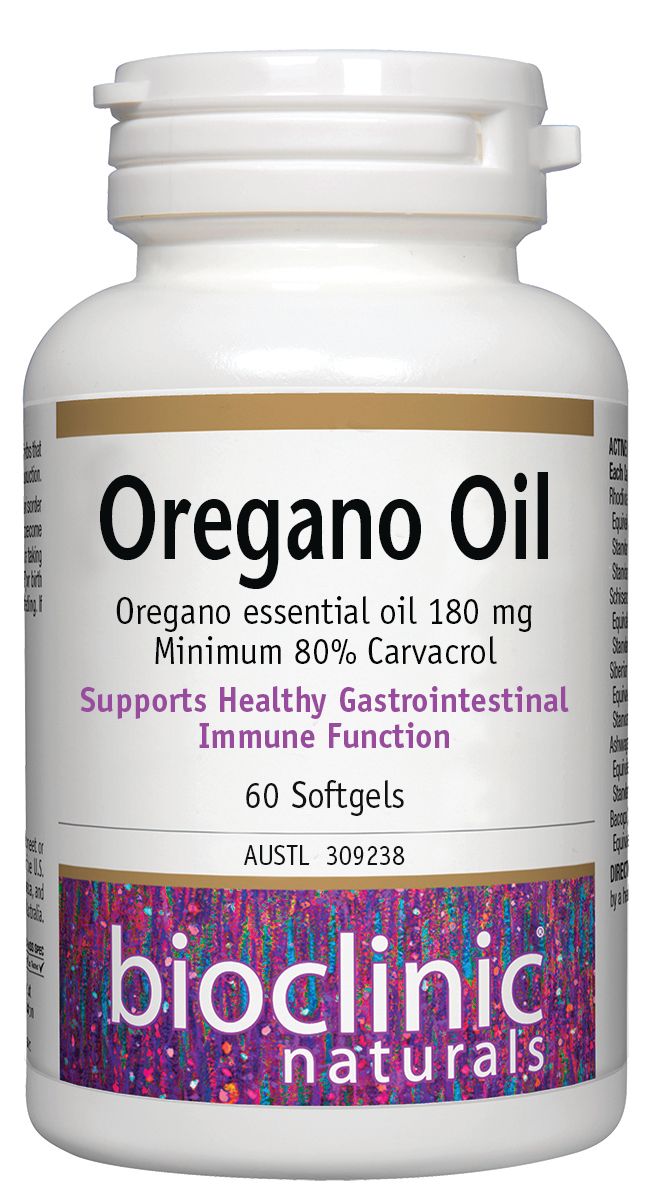 Bioclinic Naturals Oregano Oil 60 Softgels