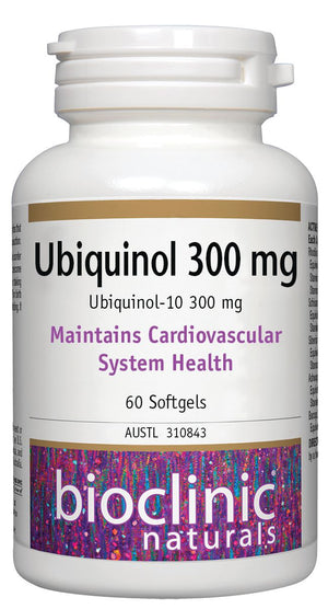Bioclinic Naturals Ubiquinol 300mg 60caps 10% off RRP at HealthMasters Bioclinic Naturals