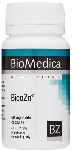 Biomedica BicoZn 60vc 10% off RRP | HealthMasters BioMedica