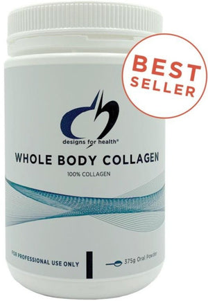 Designs For Health Whole Body Collagen 375gm 10% off RRP at HealthMasters Designs for Health