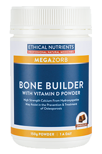 Ethical Nutrients MEGAZORB Bone Builder with Vitamin D Powder 150g | HealthMasters