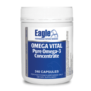 Eagle Omega Vital Pure Omega 3 Concentrate 240 caps 10% off RRP at HealthMasters Eagle
