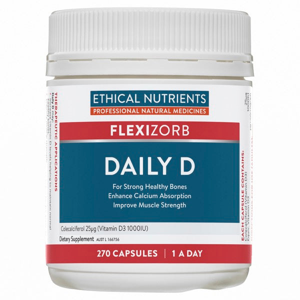 Ethical Nutrients FLEXIZORB Daily D 270 Caps