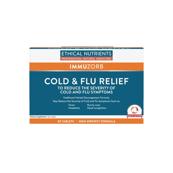 Ethical Nutrients Cold and Flu Relief 30 Tablets