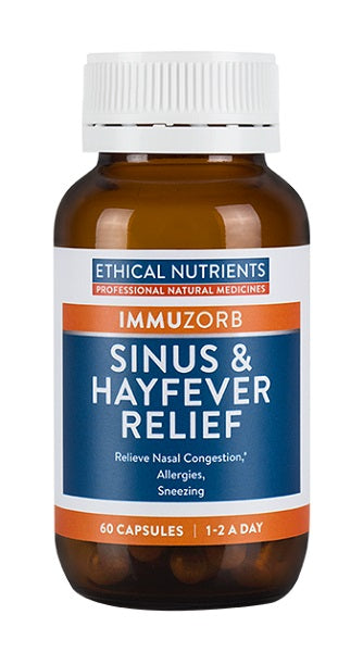 Ethical Nutrients IMMUZORB Sinus & Hayfever Relief 60 Caps