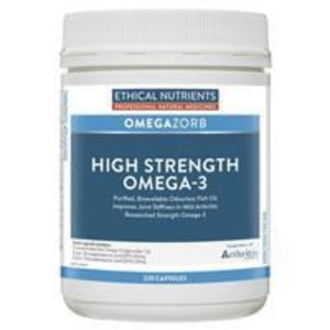 Ethical Nutrients OMEGAZORB High Strength Omega-3 Capsules 220 Caps | HealthMasters