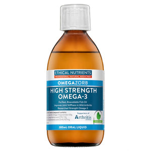 Ethical Nutrients OMEGAZORB High Strength Omega-3 Liquid (Mint) 280mL | HealthMasters