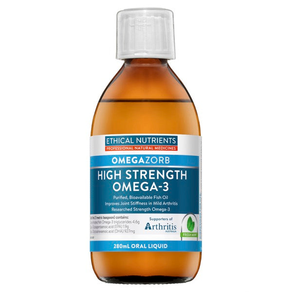 Ethical Nutrients OMEGAZORB High Strength Omega-3 Liquid (Mint) 280 mL