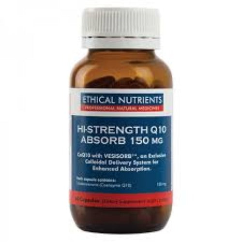 Ethical Nutrients Hi-Strength Q10 Absorb 150 mg 60 Capsules