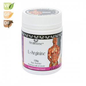 Healthwise L-Arginine 150g 20% off RRP at HealthMasters Healthwise