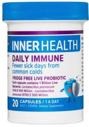 Inner Health Daily Immune 20caps 20% off RRP at HealthMasters