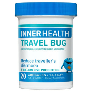 Inner Health Travel Bug 20caps 20% off RRP at HealthMasters