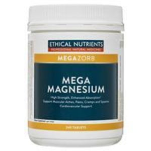 Ethical Nutrients MEGAZORB Mega Magnesium 240 Tabs | HealthMasters