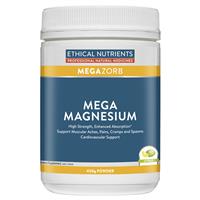 Ethical Nutrients MEGAZORB Mega Magnesium Powder (Citrus) 200g | HealthMasters