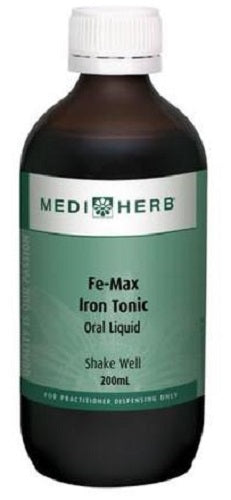 MediHerb Fe-Max Iron Tonic 200mL 10% off | HealthMasters MediHerb