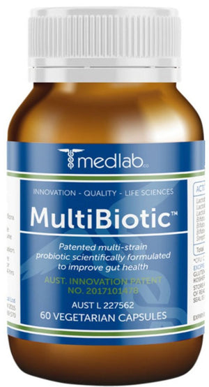 Medlab MultiBiotic 60's vc 10% off RRP | HealthMasters Medlab