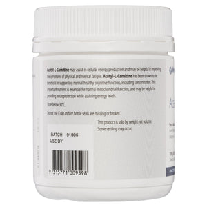 Metagenics Acetyl-L-Carnitine 100g 10% off RRP | HealthMasters Metagenics Information