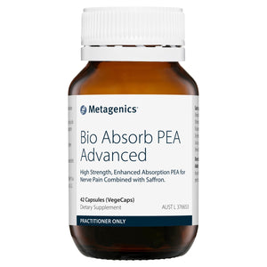 Metagenics Bio Absorb PEA Advanced 42 Caps 10% off RRP at HealthMasters Metagenics