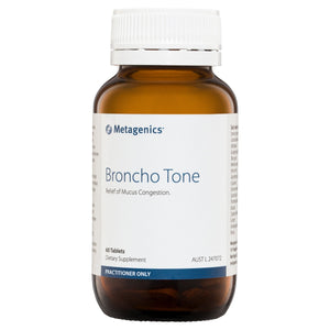 Metagenics Broncho Tone 60 tabs 10% off RRP | HealthMasters Metagenics
