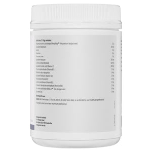 Metagenics CalmX Tropical 476g 10% off RRP at HealthMasters Metagenics Ingredients