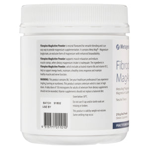 Metagenics Fibroplex MagActive Powder Neutral Flavour 210g-3