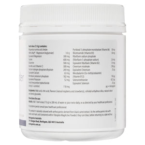 Metagenics Fibroplex MagActive Powder Raspberry Flavour 210g-2