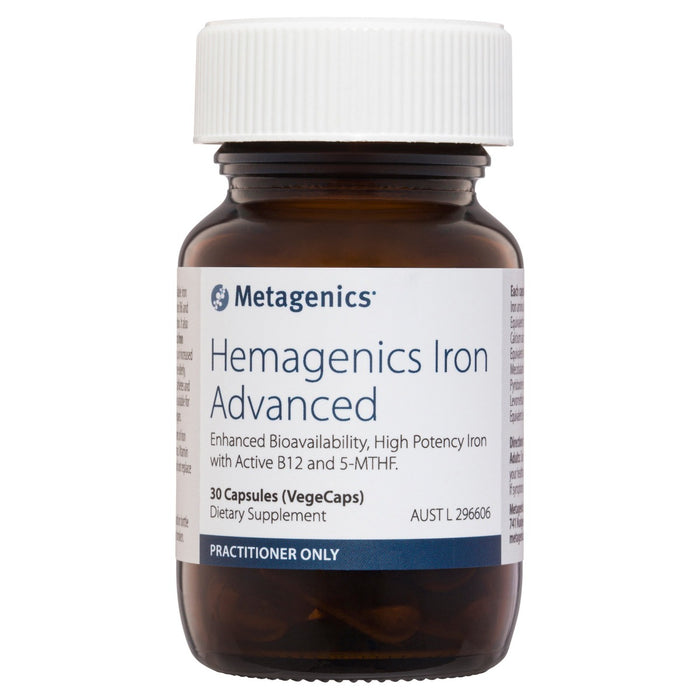 Metagenics Hemagenics Iron Advanced 30 capsules