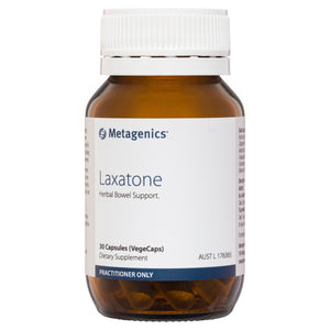 Metagenics Laxatone 30 caps 10% off RRP | HealthMasters Metagenics