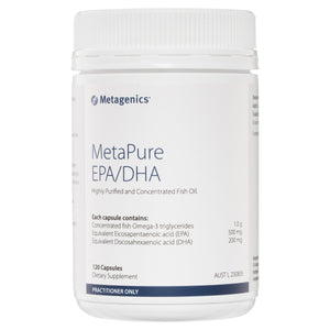 Metagenics MetaPure EPADHA 120 Caps 10% off RRP | HealthMasters Metagenics